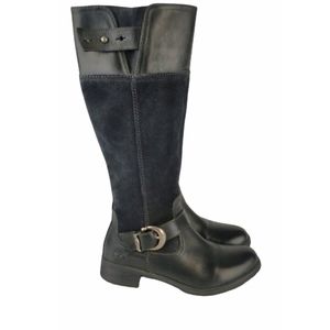 Timberland Black tall Bethel boots full zip sz.6.5